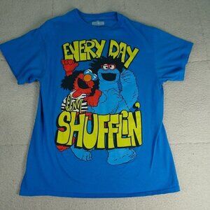Sesame Street "Every Day I'm Shufflin'" Blue Lg